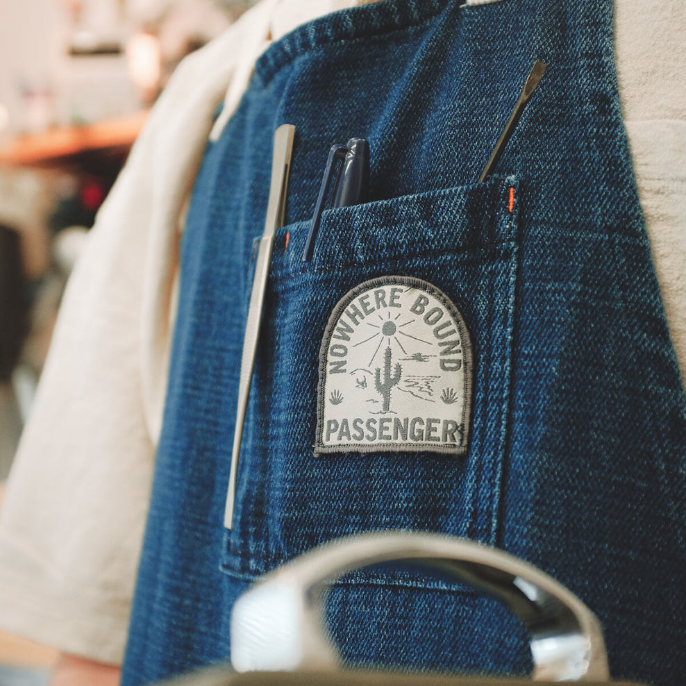 Passenger Yard Organic Cotton Denim Apron Dark Denim