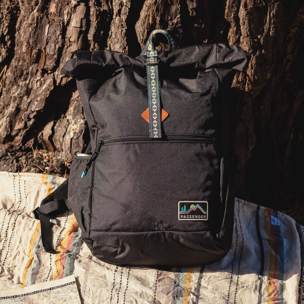 Passenger Rolltop Cooler Recycled 32L Black