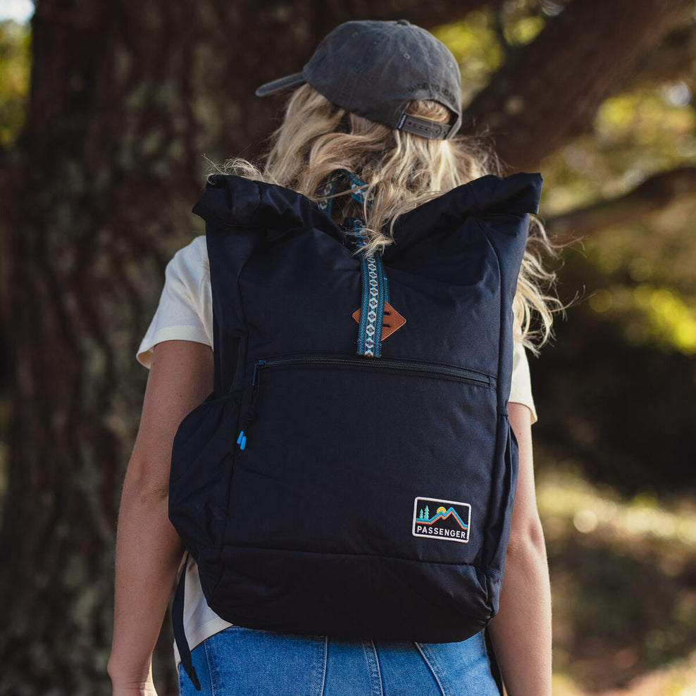 Passenger Rolltop Cooler Recycled 32L Black