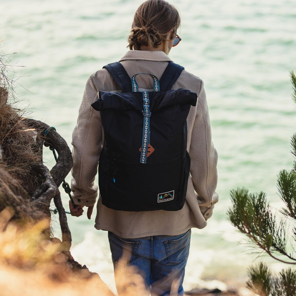 Passenger Rolltop Cooler Recycled 32L Black