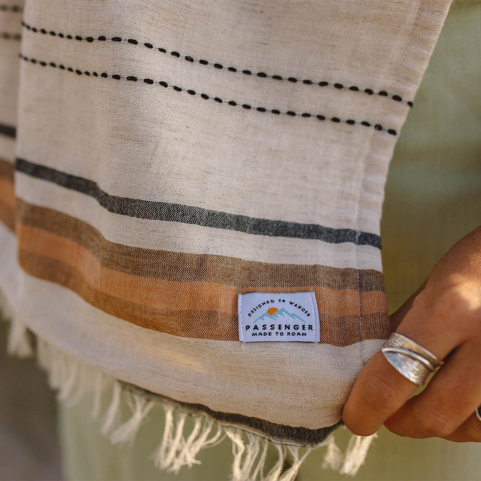 Passenger Driftwood Towel Tobacco