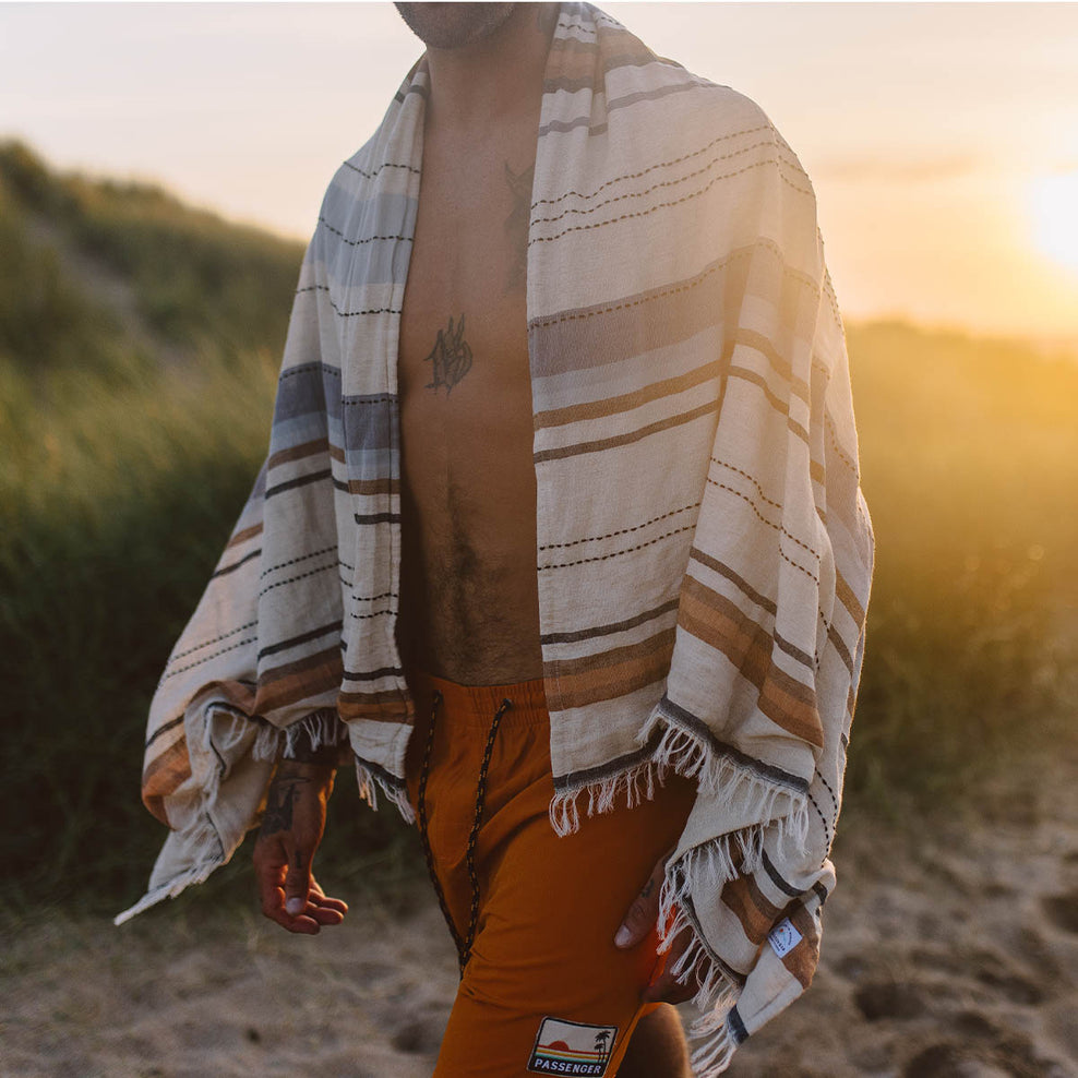 Passenger Driftwood Towel Tobacco