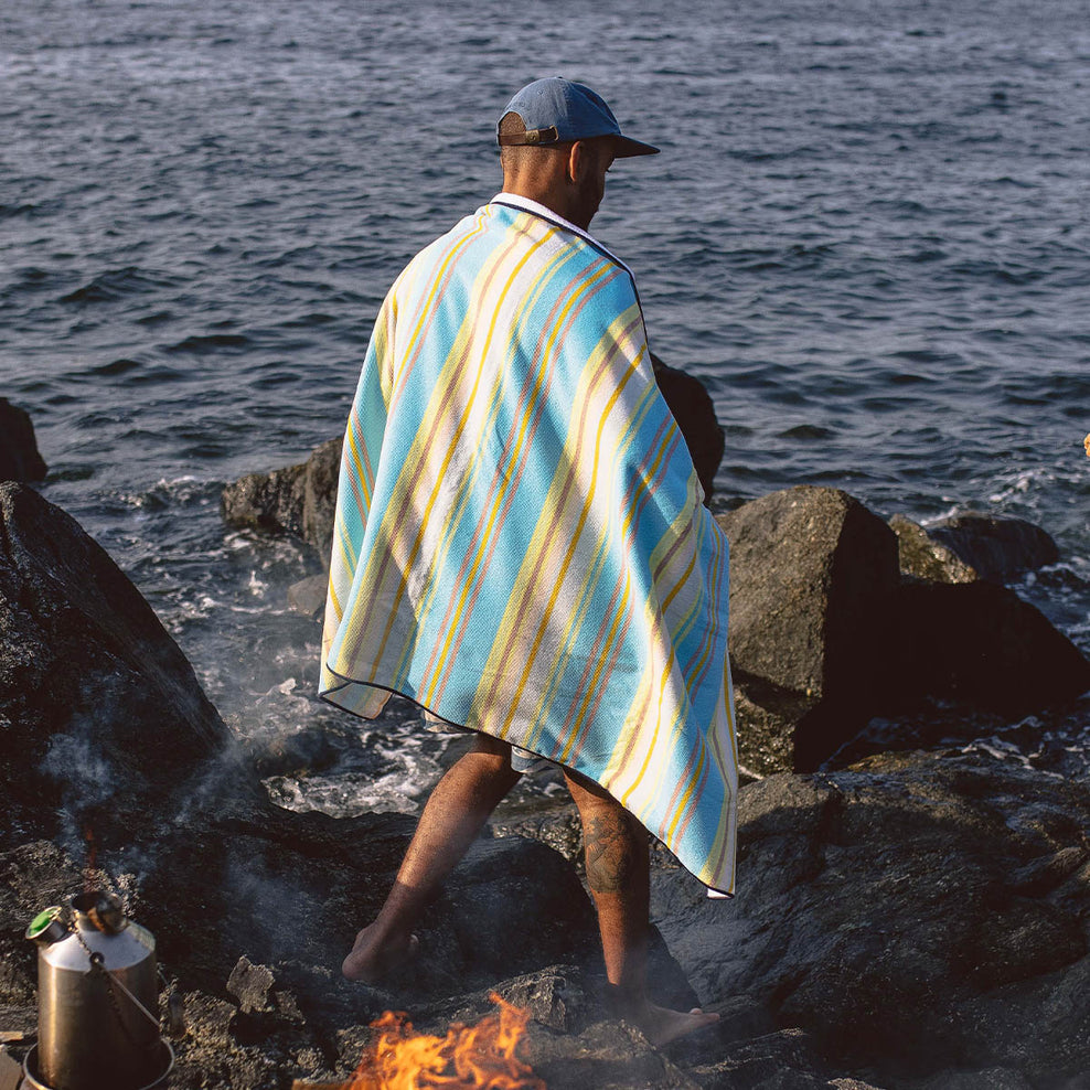 Passenger Portland Recycled Beach Towel Sea Stripe