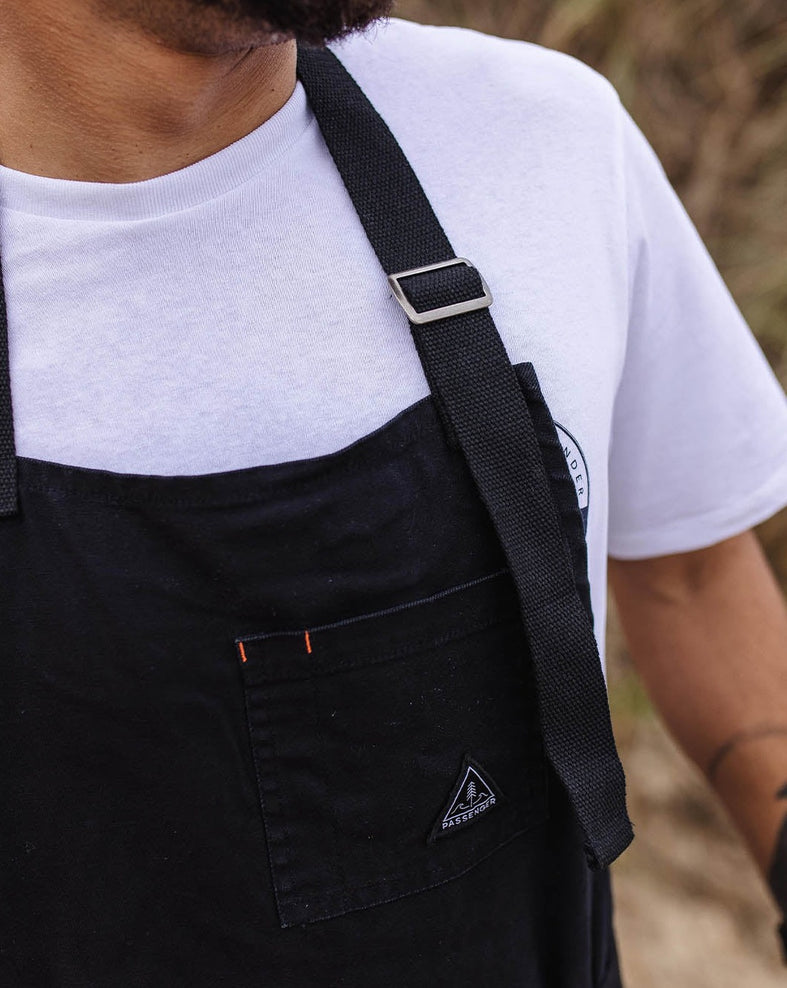 Passenger Yard Recycled Cotton Apron Black