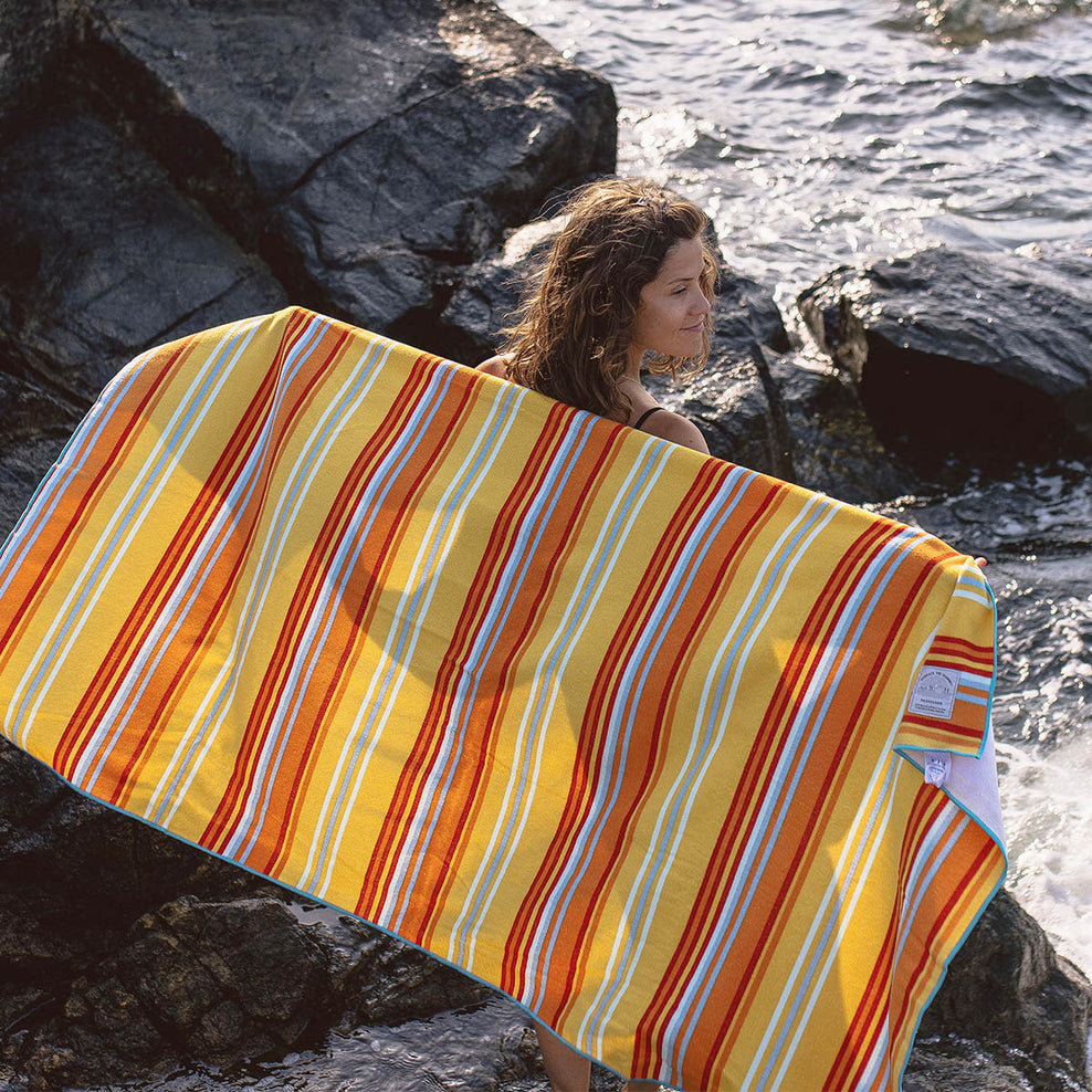 Passenger Portland Recycled Beach Towel Sun Stripe