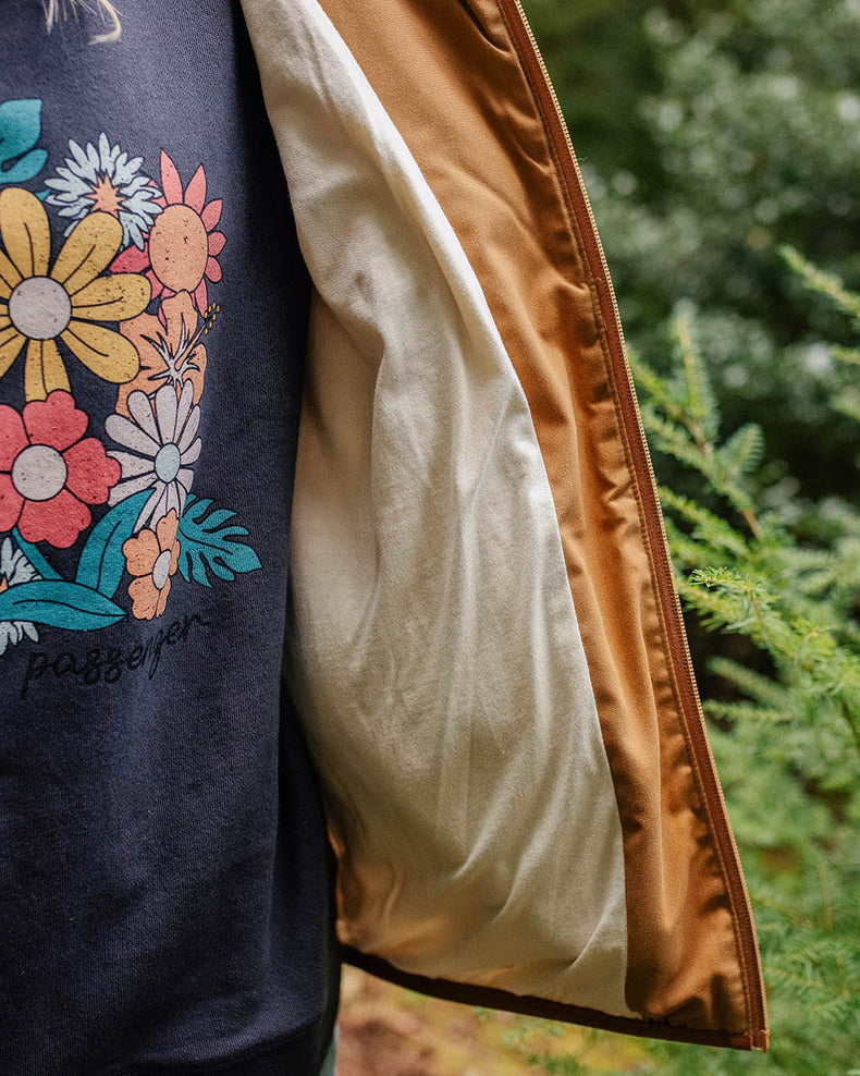 Passenger Sefton Recycled Deep-Pile Sherpa Fleece Warm Ivory