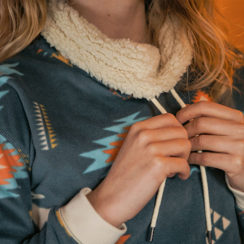 Passenger Olive Recycled High Neck Polar Fleece Ensign Drifter