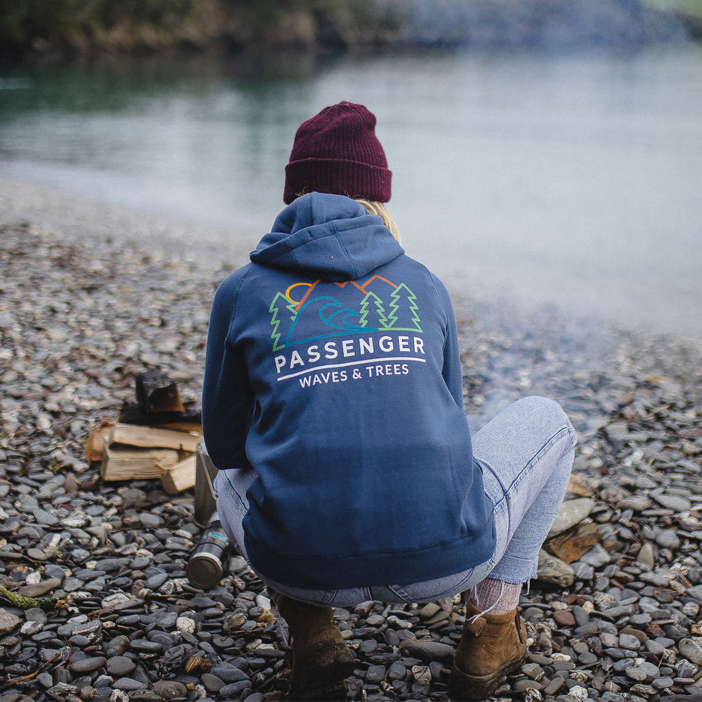 Passenger Toba Recycled Hoodie Dark Denim
