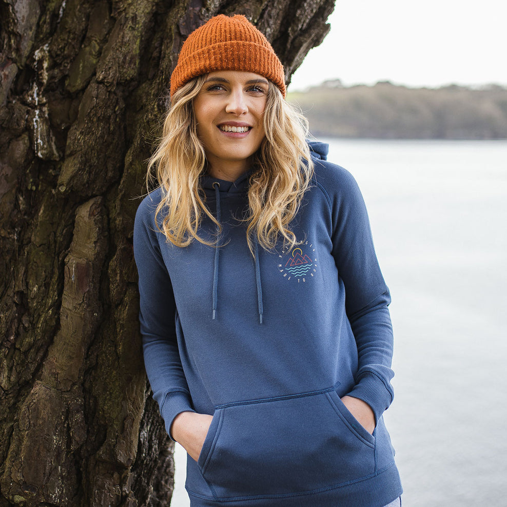 Passenger Ubud Recycled Hoodie Dark Denim