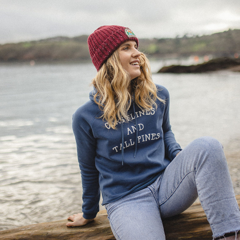 Passenger Voyage Recycled Hoodie Dark Denim