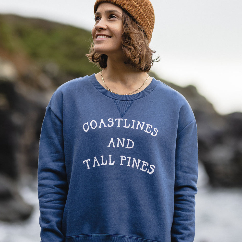 Passenger Voyage Recycled Sweatshirt Dark Denim