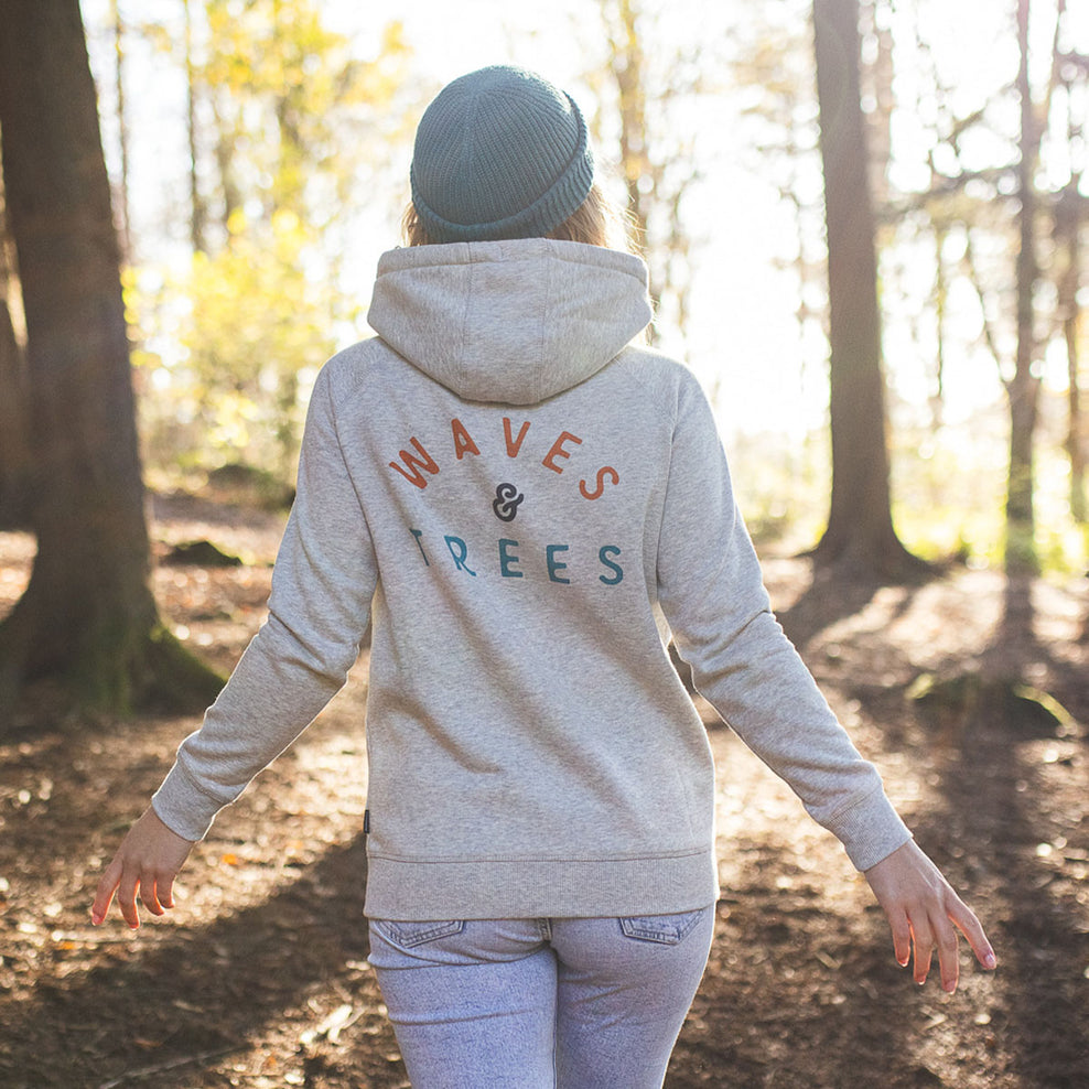 Passenger Penida Recycled Hoodie Grey Marl