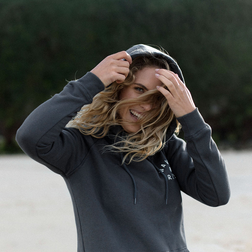 Passenger Penida Recycled Hoodie Faded Black