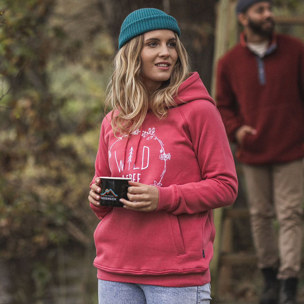 Passenger Wild & Free Recycled Hoodie Rose