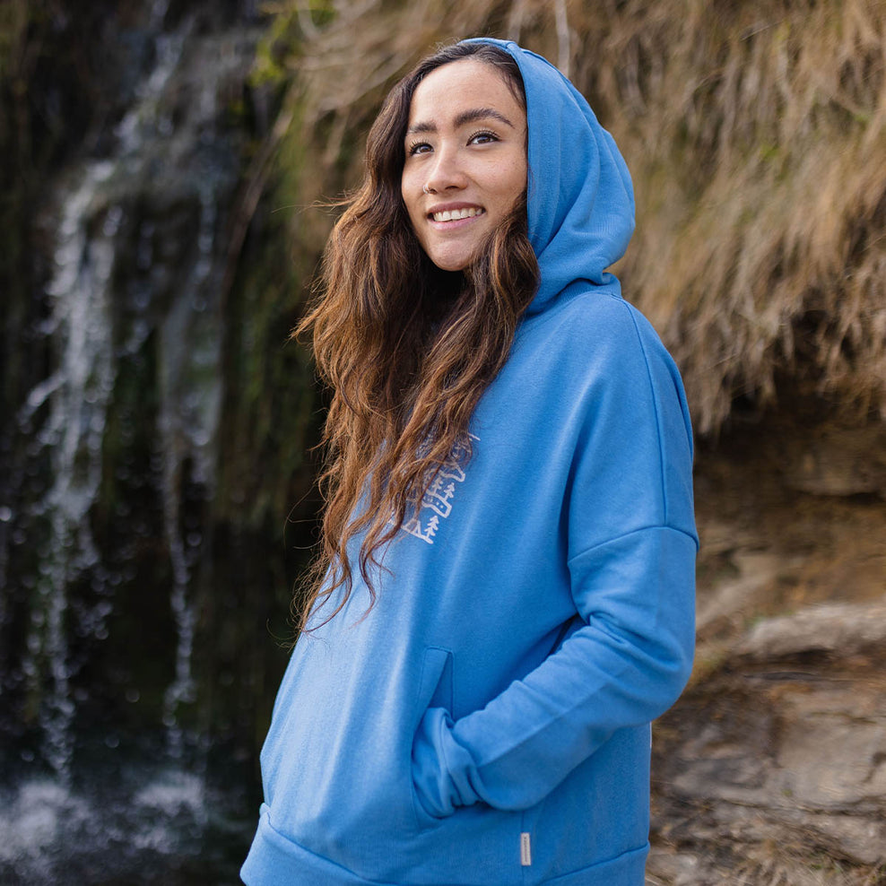 Passenger Days Like These Hemp Hoodie Soft Cobalt