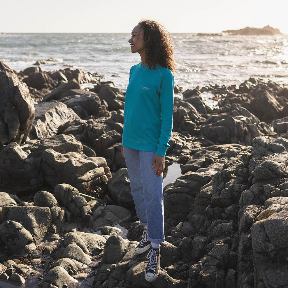 Passenger Dweller Recycled Cotton Sweatshirt Viridian Green