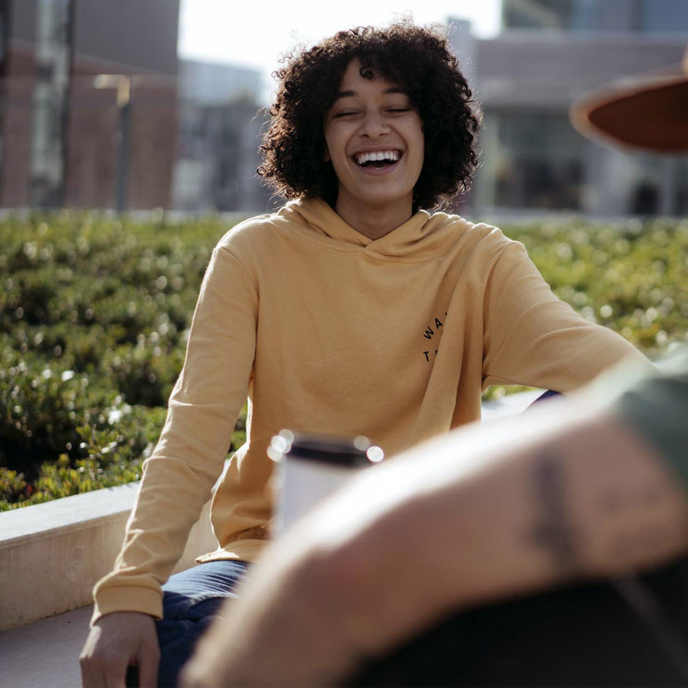 Passenger Kindling Hemp Hoodie Ochre Yellow