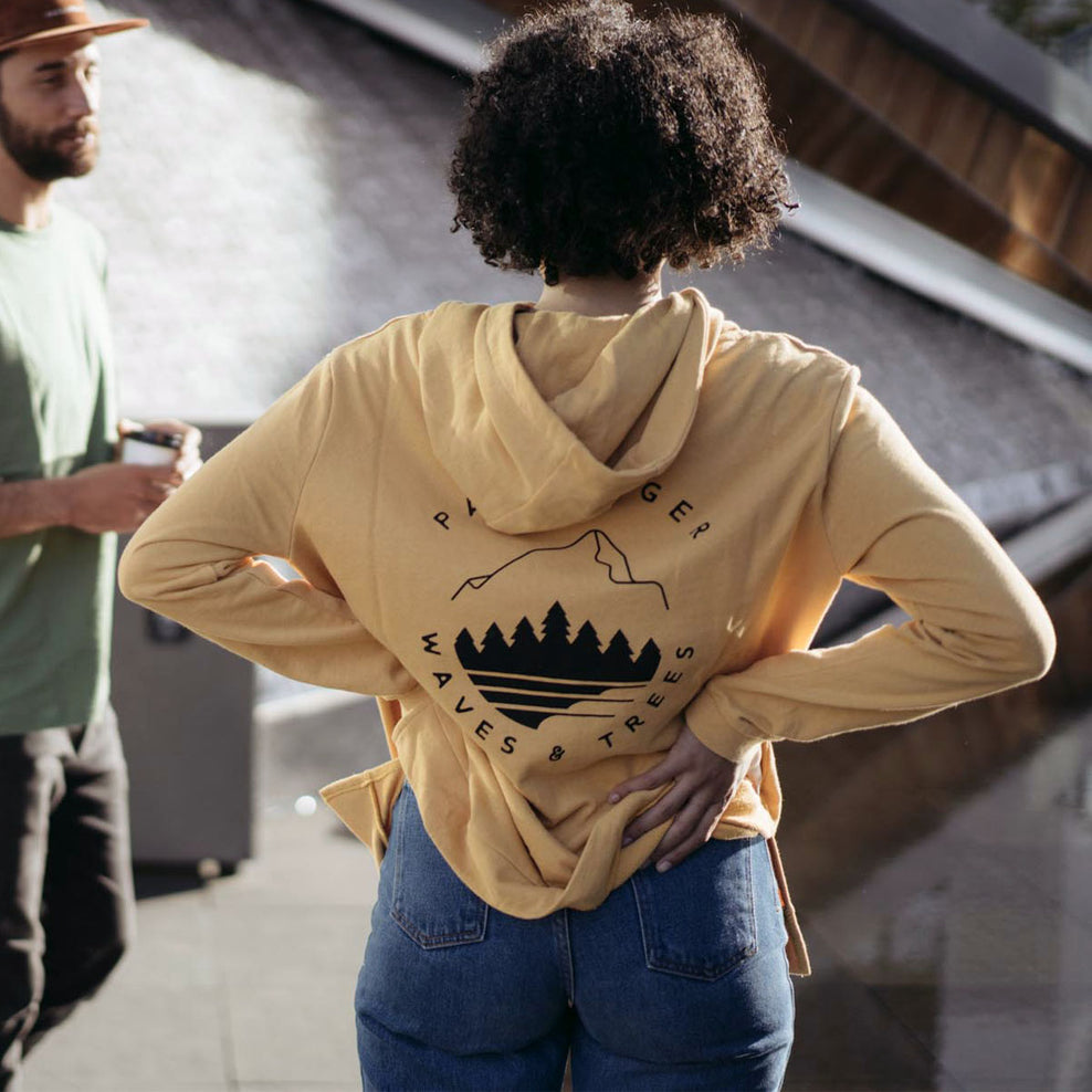 Passenger Kindling Hemp Hoodie Ochre Yellow