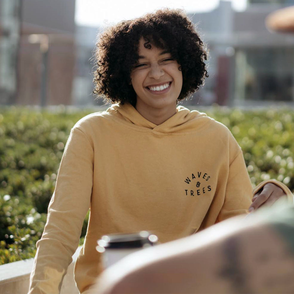 Passenger Kindling Hemp Hoodie Ochre Yellow