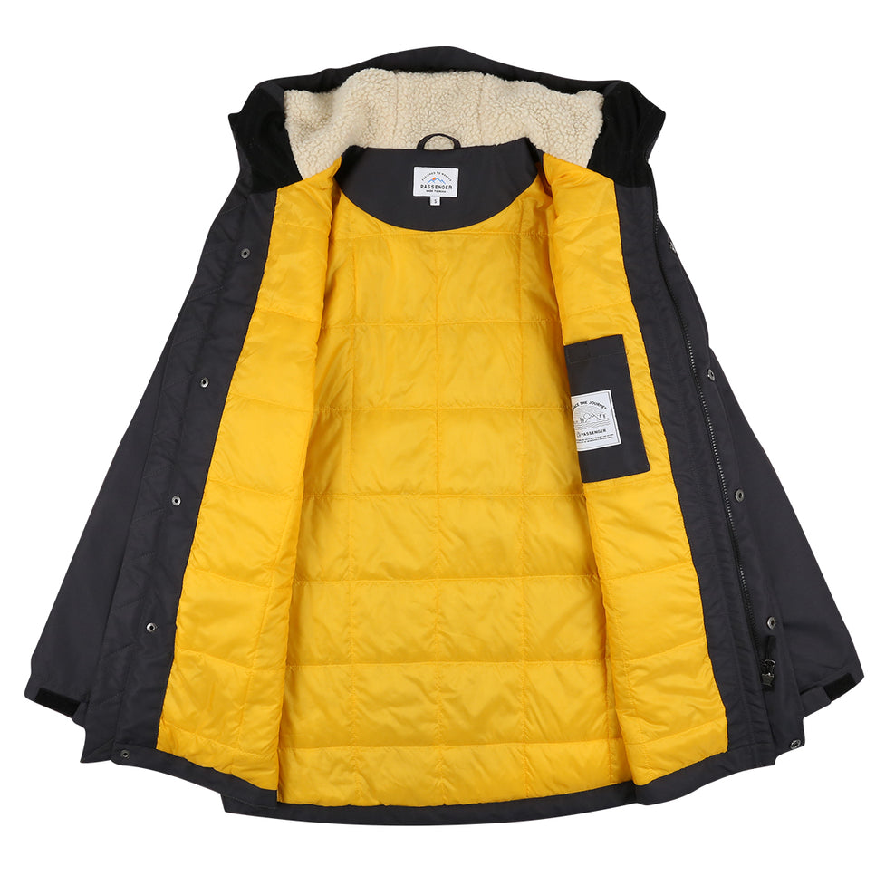 Passenger Alaska Recycled Jacket Faded Black