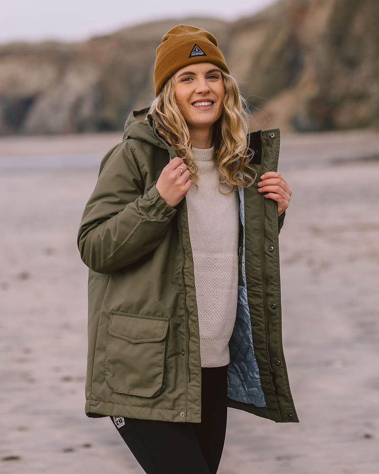 Passenger Alaska Recycled Jacket Dusty Olive