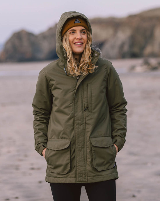 Passenger Alaska Recycled Jacket Dusty Olive