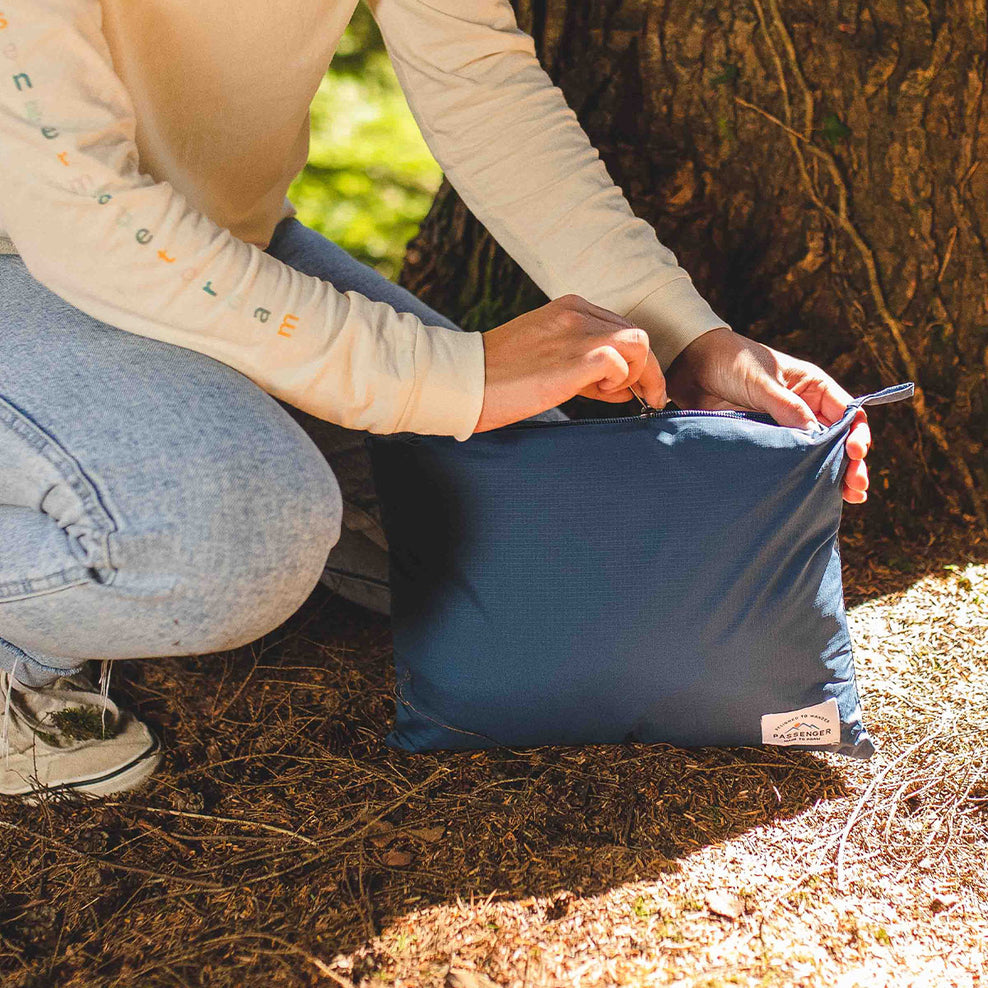 Passenger Ocean Recycled Insulated 1/2 Zip Jacket Ensign Blue