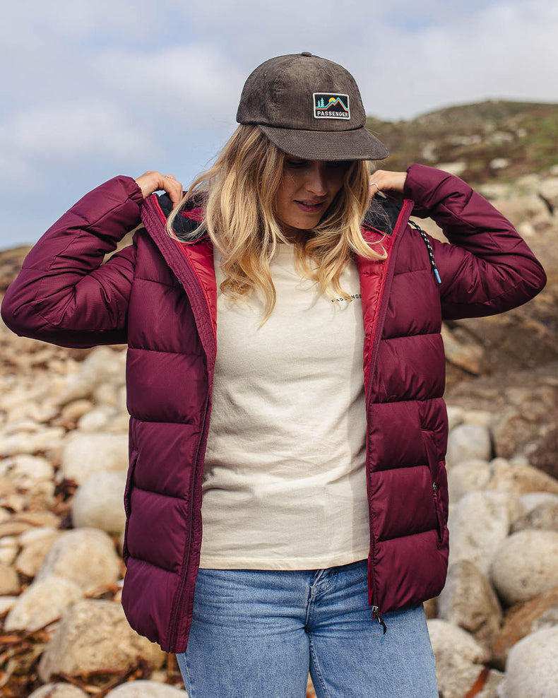 Passenger Parks Recycled Insulated Jacket Wine