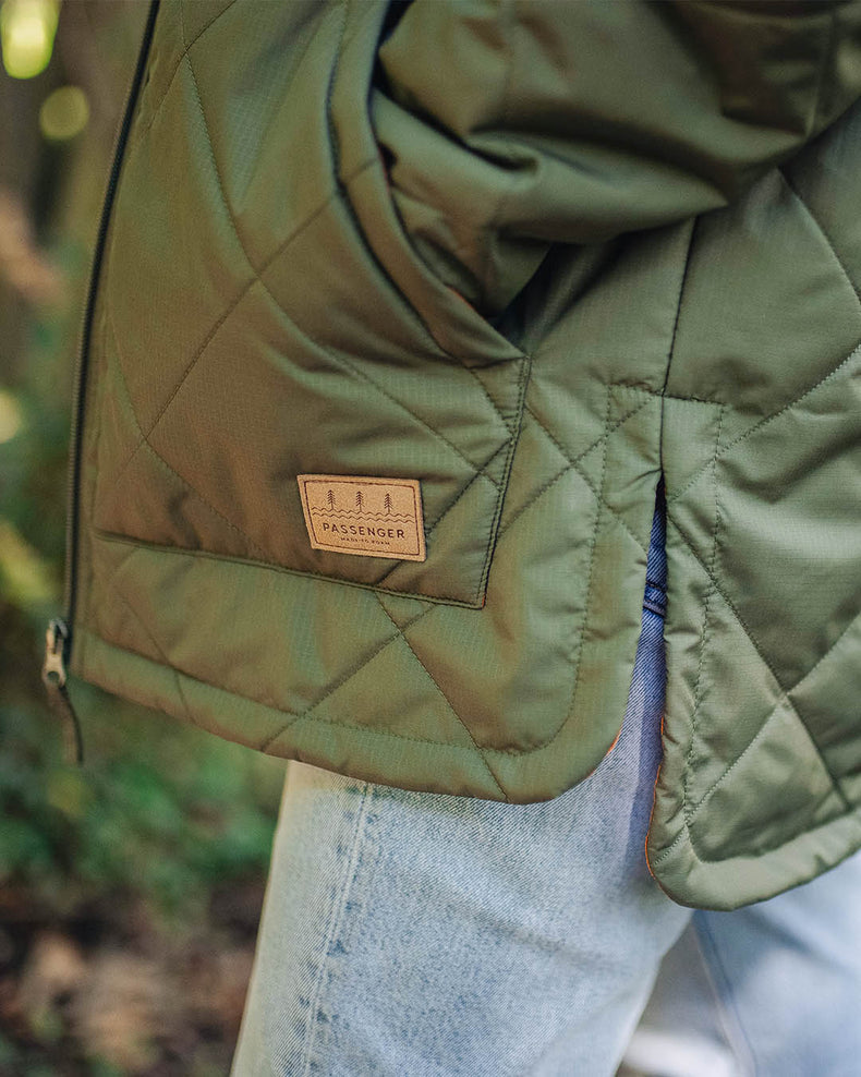 Passenger Trekker Insulated Shacket Dusty Olive