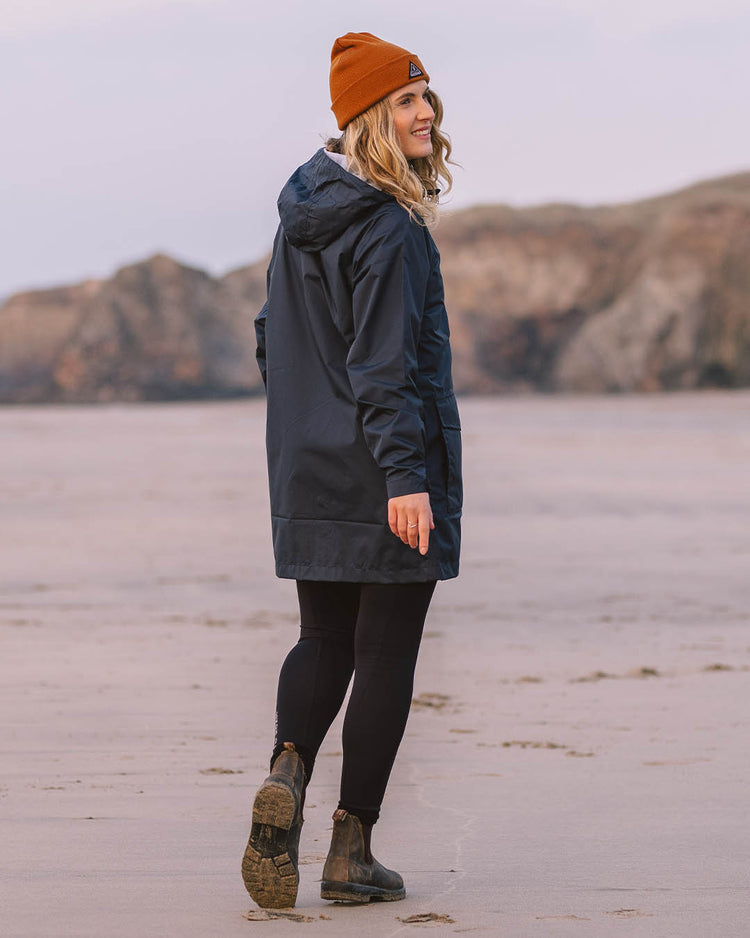 Passenger Pacific Recycled Waterproof Jacket Deep Navy