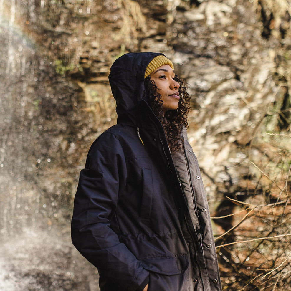 Passenger Cordova Bay Sherpa Lined Recycled Jacket Black