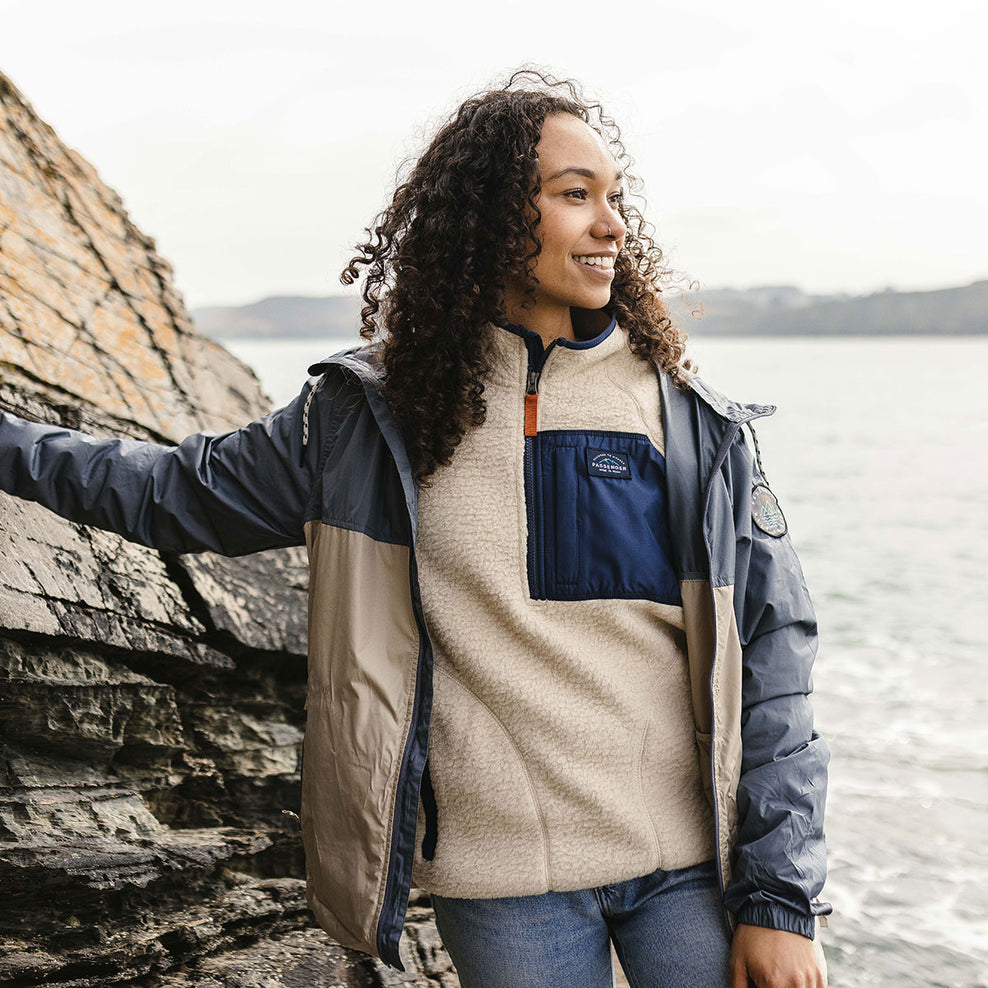 Passenger Umnak Recycled Anorak Turbulence Grey