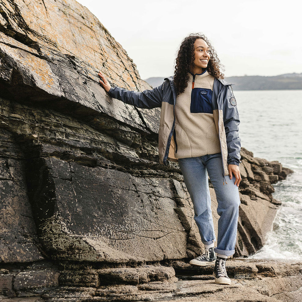 Passenger Umnak Recycled Anorak Turbulence Grey