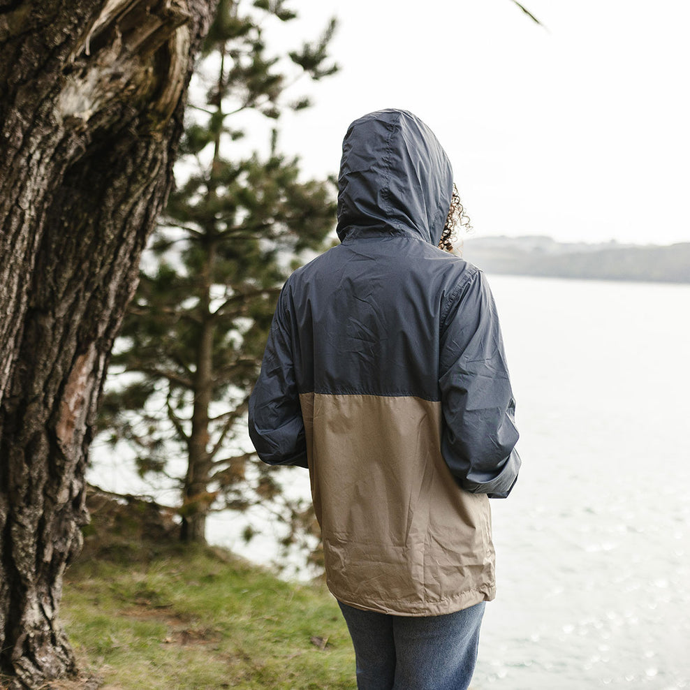 Passenger Aleutia Recycled 1/4 Zip Anorak Turbulence Grey