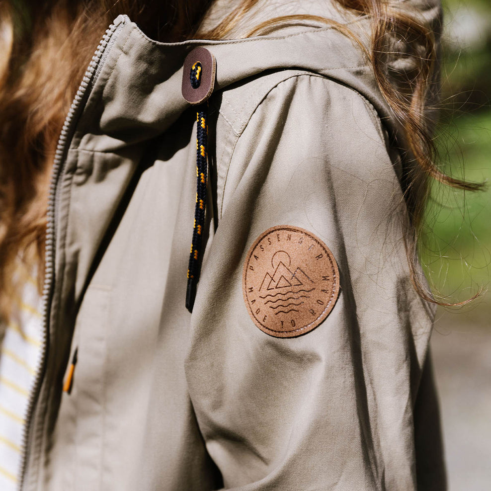 Passenger Heather Recycled Lightweight Anorak Chinchilla Brown