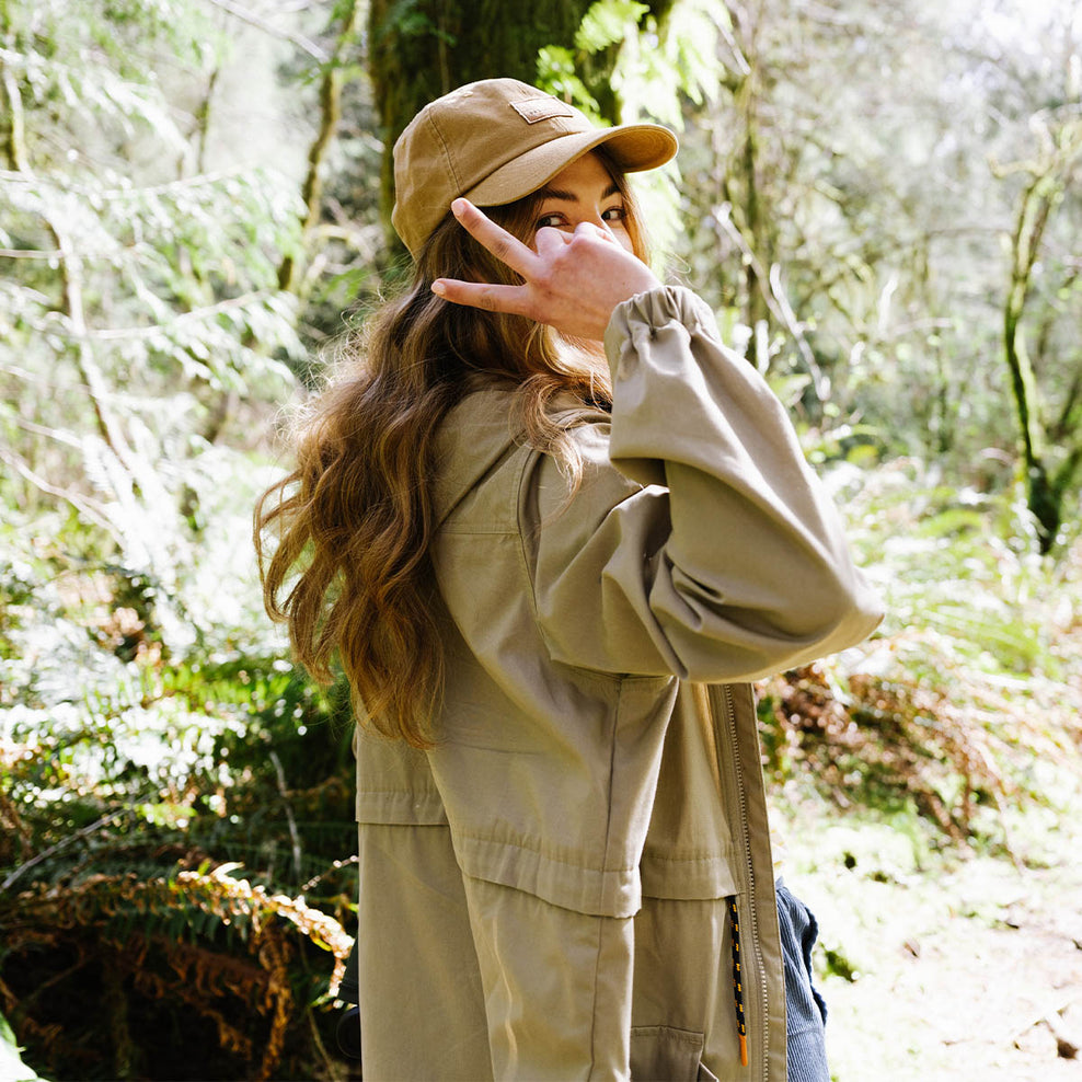 Passenger Heather Recycled Lightweight Anorak Chinchilla Brown