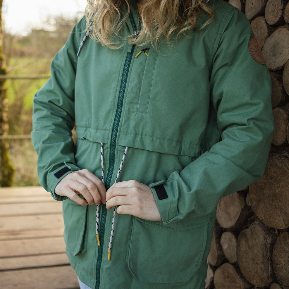 Passenger Heather Recycled Lightweight Anorak Dark Ivy