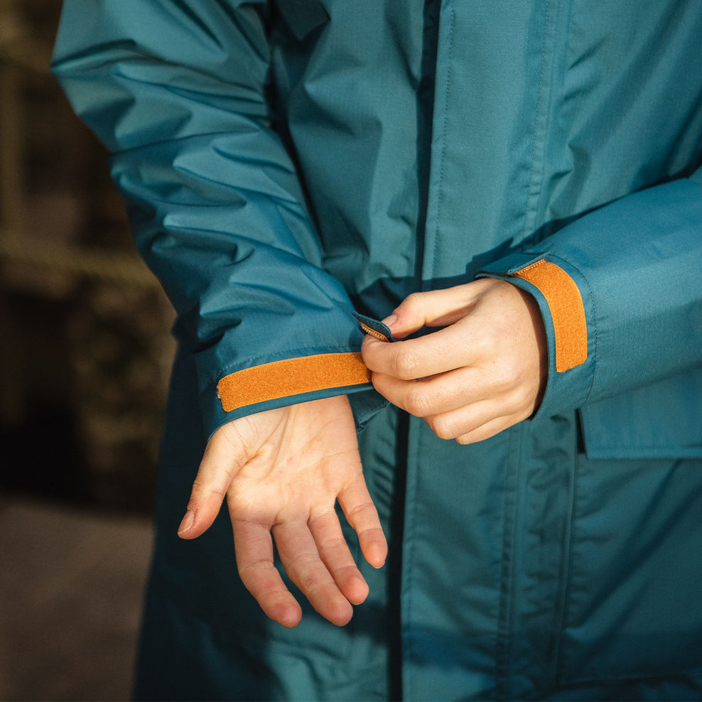 Passenger Pacific Recycled Waterproof Jacket Blue Coral