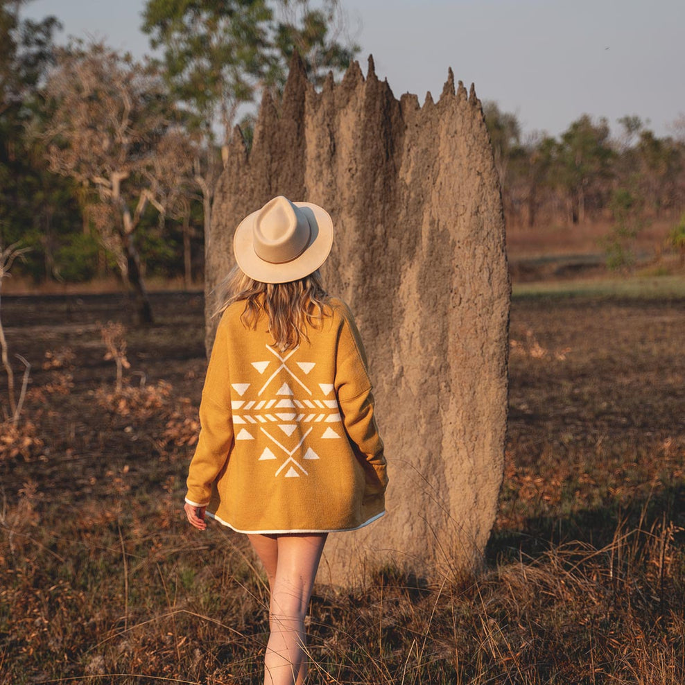 Passenger West Coast Cardigan Sunset Yellow
