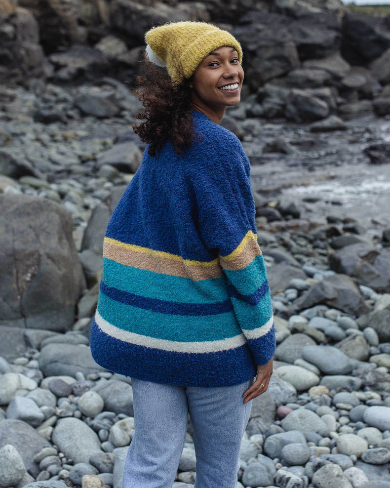 Passenger Riverglen Cardigan Dark Denim