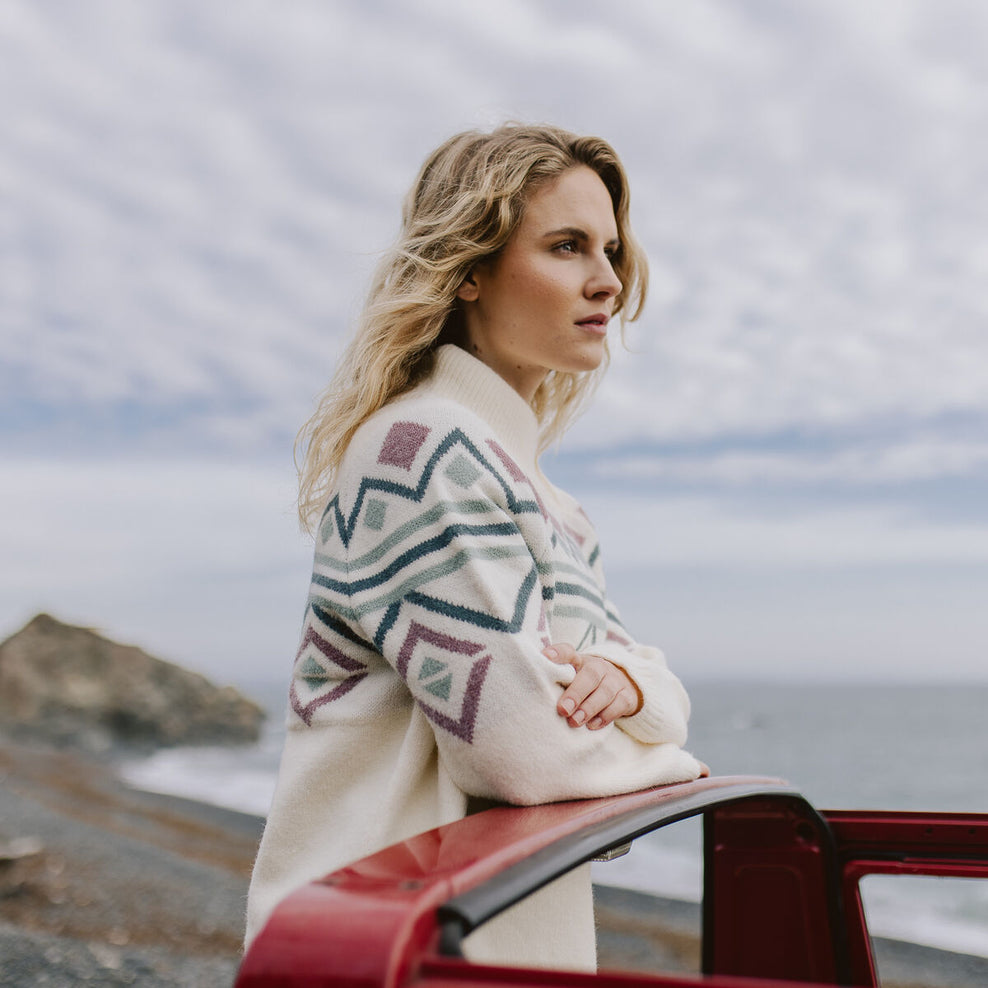 Passenger Ottoson Knitted Jumper Off White