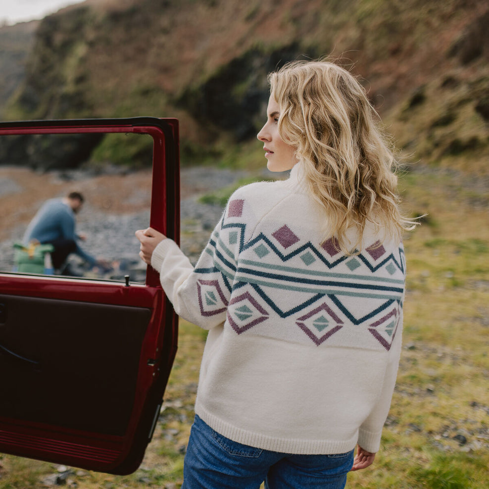 Passenger Ottoson Knitted Jumper Off White