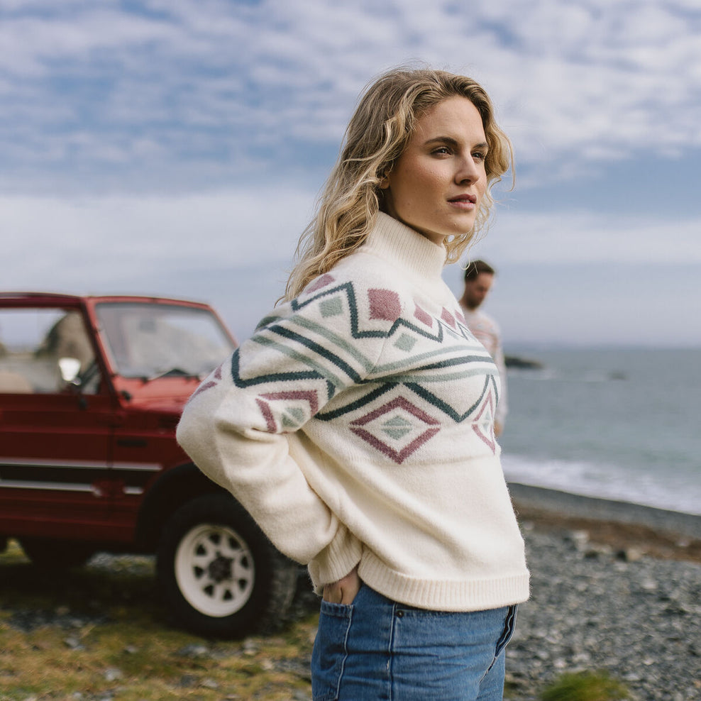 Passenger Ottoson Knitted Jumper Off White