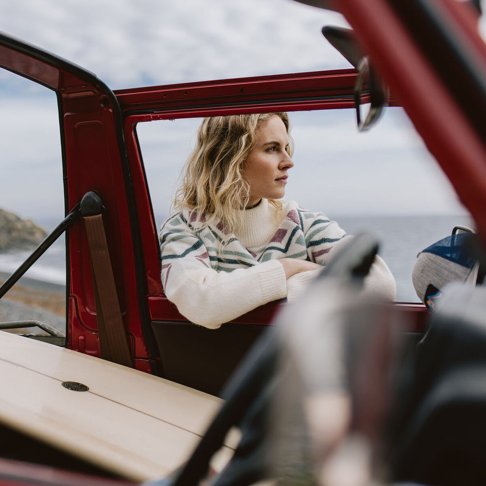 Passenger Ottoson Knitted Jumper Off White