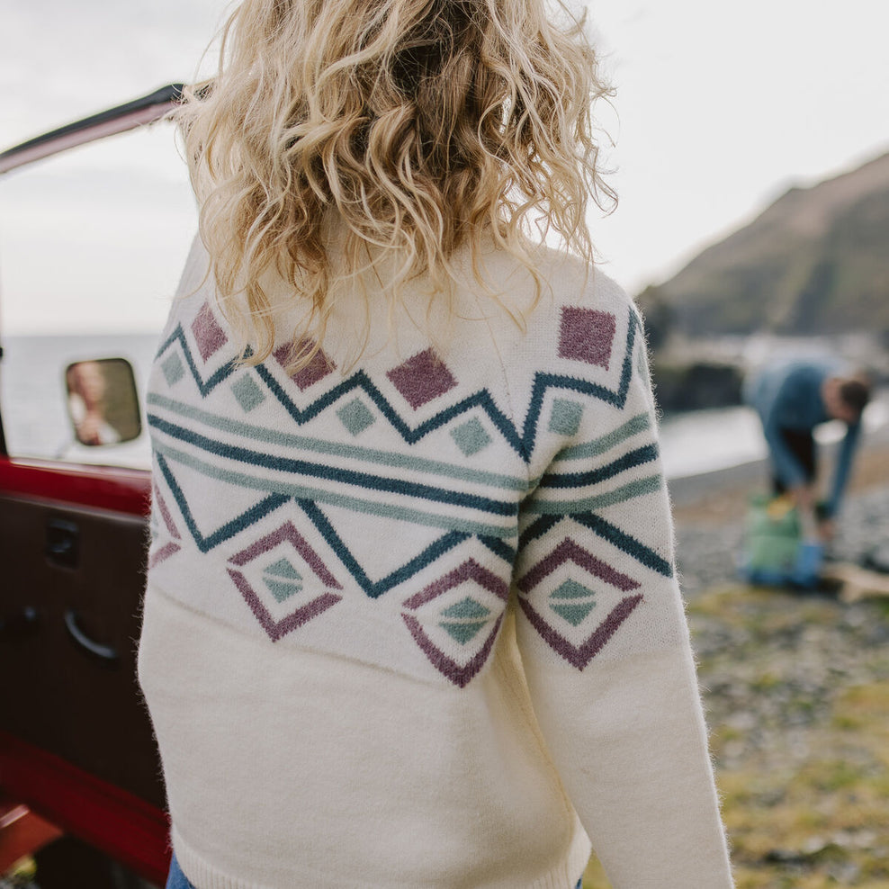 Passenger Ottoson Knitted Jumper Off White