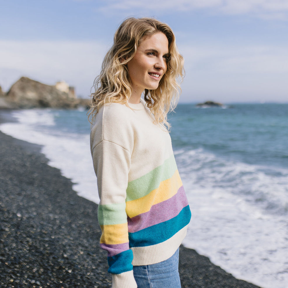 Passenger Bay Knitted Jumper Oatmeal