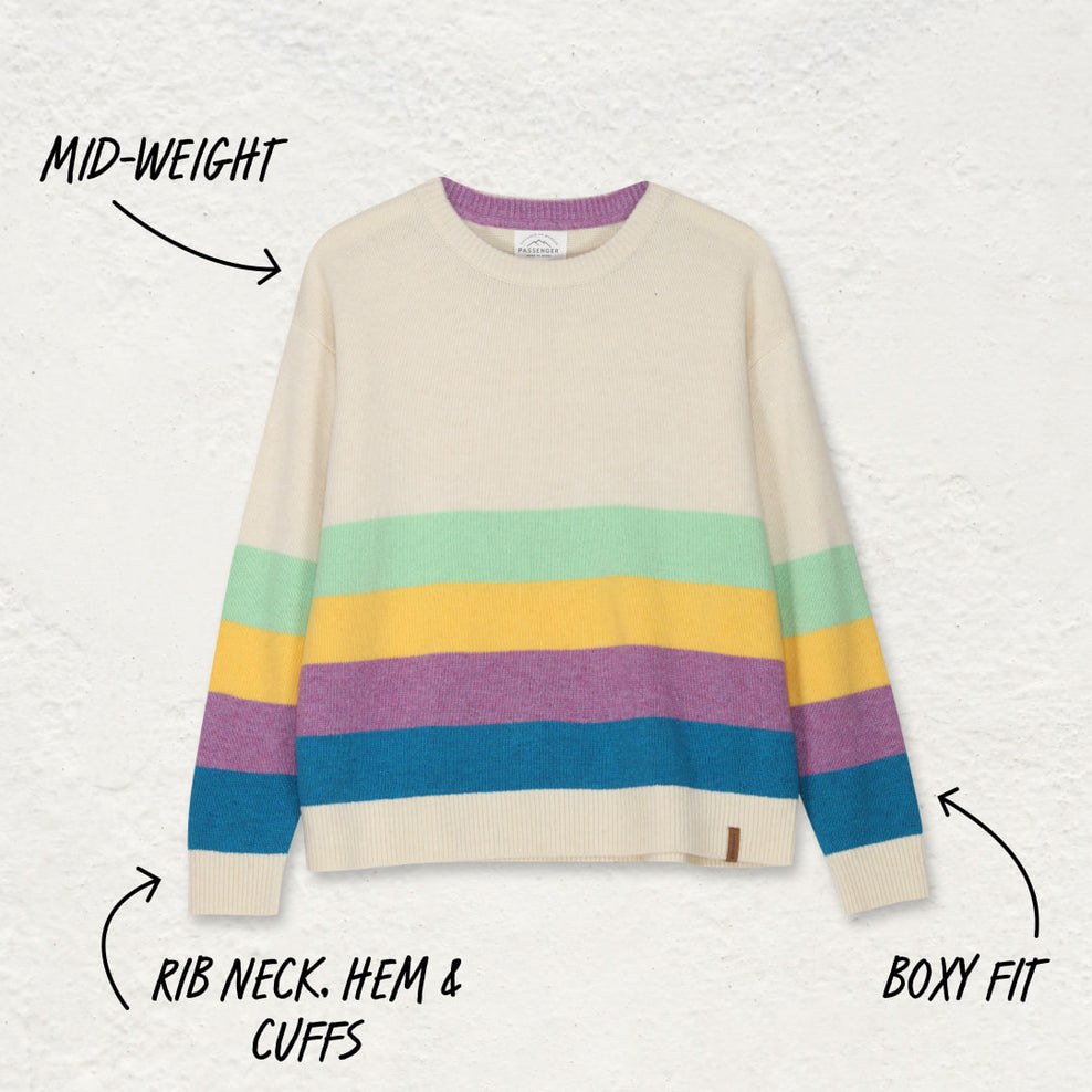 Passenger Bay Knitted Jumper Oatmeal