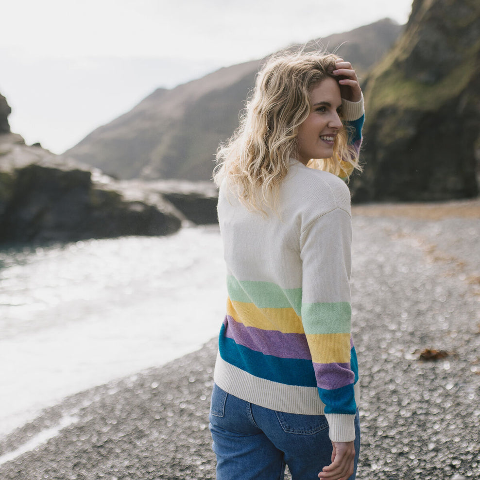 Passenger Bay Knitted Jumper Oatmeal