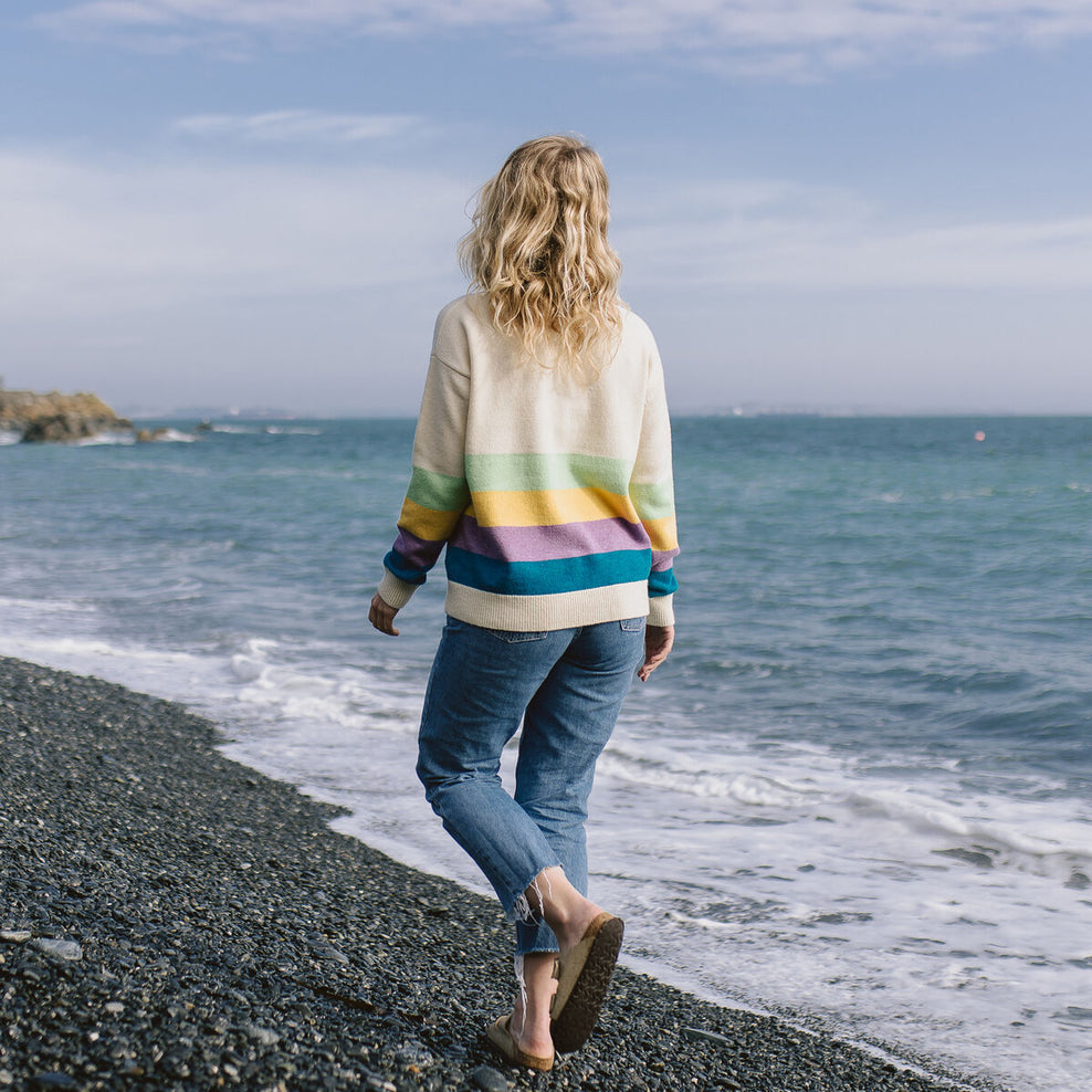 Passenger Bay Knitted Jumper Oatmeal