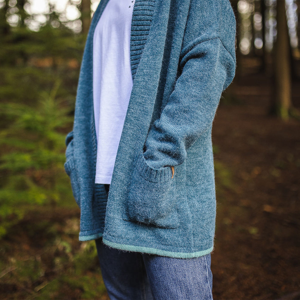 Passenger West Coast Cardigan Blue Coral
